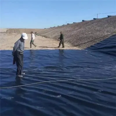 Difficulties in the construction of geomembrane in special parts of the site
